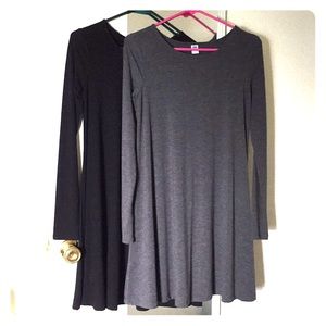 2 T-shirt Dresses Bundle like new